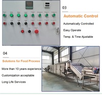 TEKFOOD Hout Biomassa Verwarming Hetelucht Fruitdroger Houtskoolverwarming Hetelucht Meshbanddroger voor Fruit en Groenten