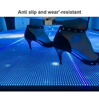 Hochwertiger LED-Bildschirm, LED-Tanzfläche, Wasserdichtes LED-Tanzflächen-Panel, Interaktiver Fliesen-Bildschirm