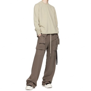 Pantalones Deportivos de Moda para Hombre, Cintura Elástica con Cordón, 100% Algodón, Paneles Acolchados, Estilo Cargo - Product Image 5
