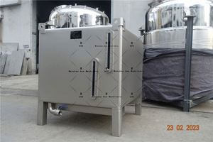 Réservoir en acier IBC de 1200 litres avec pompe à valve, réservoir de stockage de liquides en acier inoxydable d'occasion, capacité de 1000 litres, vente directe d'usine - Product Image 5