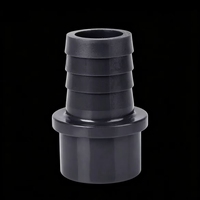 Raccord de réduction en PVC pour tuyau souple, connecteur pagode pour raccordement de tuyaux souples à rigides dans les systèmes d'irrigation, d'aquarium et d'eau