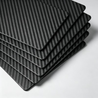 Plaque en fibre de carbone mate 3K 200 x 250 mm pour châssis de voiture RC et cadre de drone FPV
