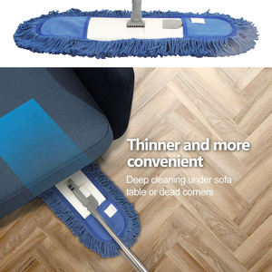 MSJ özel 360 derece dönen düz paspas basit ev temizlik için değiştirilebilir bez kafası ile çelik direk kat temizlik paspası - Product Image 4