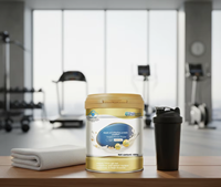 Formulasi Khusus Bubuk Protein Tinggi untuk Dewasa 80g/100g Sesuai Standar CGMP Bebas Patogen untuk Peningkatan Massa Otot OEM