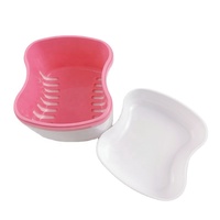 Boîte de prothèse dentaire en plastique avec logo personnalisé