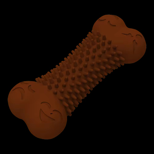 Jouet à mâcher interactif et amusant pour chien, écologique, résistant à la tranchée des dents, en caoutchouc sûr pour le nettoyage des dents, coloré - Product Image 3