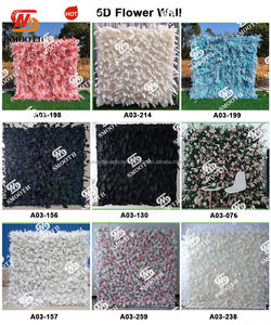 SMOOTH - Mural Floral Enrollable Negro Misterioso, Fondo de Pared de Flores Artificiales de Seda en 3D, 8*8 pies, Tamaño Personalizado - Product Image 5