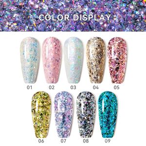 JTING High Quality Shiny 9 Colors <b>Reflective</b> <b>Glitter</b> <b>Gel</b> Nail <b>Polish</b> OEM Free Sample Customize 5g Jars <b>Glitter</b> Disco <b>Gel</b> <b>Polish</b> - Product Image 3