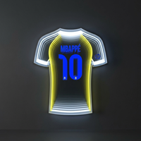 Letrero LED 3D con efecto de espejo infinito, montaje en pared, gráficos personalizados multicolor, control por aplicación, iluminación de neón impermeable IP65 para