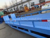 Équipement de déchargement de conteneurs hydrauliques TDER chariot élévateur conteneur chargement mobile rampes de quai 10 tonnes
