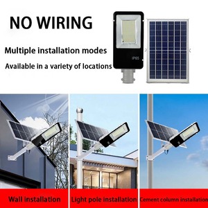 Уличный светодиодный фонарь на солнечных батареях с дистанционным управлением и датчиком дня/ночи, водонепроницаемый IP67, 50 Вт, 100 Вт, 200 Вт, 300 Вт - Product Image 5