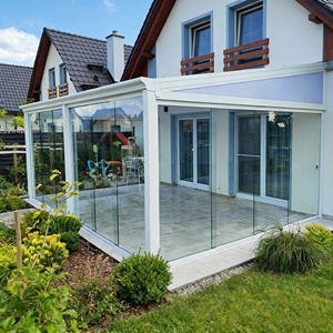 Veranda <span class=keywords><strong>in</strong></span> <span class=keywords><strong>Vetro</strong></span> Europea per Tutte le Stagioni, Tettoia per <span class=keywords><strong>Balcone</strong></span>, Veranda <span class=keywords><strong>in</strong></span> Alluminio con Profili per Tetto - Product Image 6