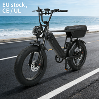 Vélo électrique tout-terrain Y20 Plus, VTT hybride électrique 250W, moteur arrière 48V, 90km d'autonomie, pneus larges en acier, batterie lithium, entrepôt UE
