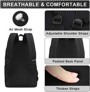 Zaino da Viaggio e Scuola Classico Personalizzato in Poliestere con Cerniera, Leggero, 23L - Product Image 3