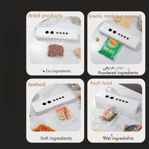 Machine de mise sous vide alimentaire portable sans fil rechargeable par USB, étanche, avec double écran numérique, pour usage domestique - Product Image 5