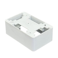 Boîtier de jonction en PVC ignifuge à montage en saillie, simple module, norme américaine, pour interrupteur et prise, approvisionnement transfrontalier Chine