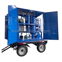 Nouveau purificateur d'huile de transformateur triphasé en acier à vide poussé, monté sur remorque, étanche et avec garantie de 4 ans