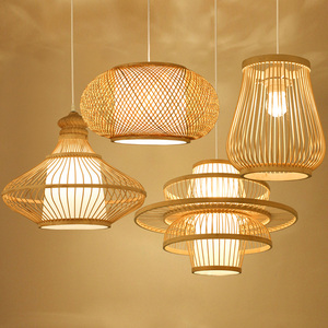 Nordic Designer Modern Bamboo Rattan Pendant <b>Light</b> Wicker Round Ceiling <b>Light</b> for Kitchen & <b>Dining</b> Room Home Decor Chandelier - Product Image 6