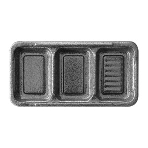 [Ecotainer] thân thiện với môi trường xốp PP 3 ngăn vuông bên món ăn trưa hộp mở rộng cao xách tay Trọng lượng nhẹ thực phẩm container - Product Image 5