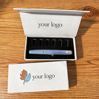Étui de luxe à fermeture magnétique pour applicateurs cosmétiques, boîte de rangement portable de voyage, organisateur étanche à coque rigide