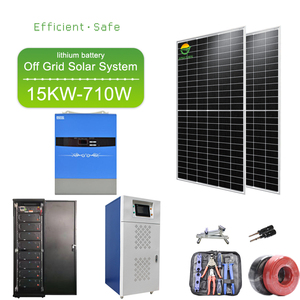 ระบบโซลาร์เซลล์ Jingsun ชุดอุปกรณ์ครบชุด 10kw 12kw 15kw ระบบพลังงานแสงอาทิตย์แบบออฟกริดสำหรับบ้าน พร้อมแบตเตอรี่ลิเธียม - Product Image 3