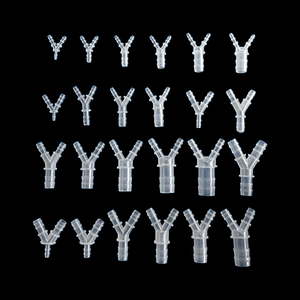 Juego <span class=keywords><strong>de</strong></span> Conectores <span class=keywords><strong>de</strong></span> <span class=keywords><strong>Manguera</strong></span> <span class=keywords><strong>de</strong></span> Plástico PP con Púas: Conector Recto Reductor, Codo <span class=keywords><strong>de</strong></span> 90 Grados, Divisor en T y Divisor en Y - Product Image 6