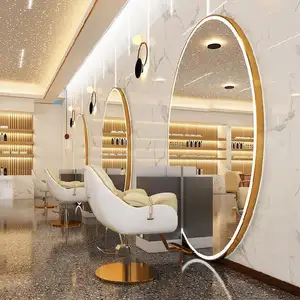 Friseur Led Salon Spiegel Mit Led Licht Styling Spiegel Station Von Beauty Salon Spiegel Salon Stationen Haar