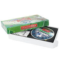 Mini-jeu de football de table en papier personnalisé, portable, avec couleur et taille sur mesure pour les fêtes de famille
