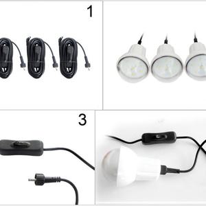 Système solaire domestique 4W qualifié, kit solaire avec 3 ampoules LED pour la famille - Product Image 2