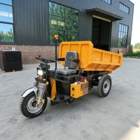 Camion benne à trois roues de haute qualité, zéro pollution, longue autonomie de batterie pour mines souterraines étroites