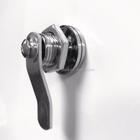 Serrure à came triangulaire de haute qualité A40-1 à quart de tour pour armoire, en alliage de zinc, entraxe 60 mm, 2 clés pour armoires