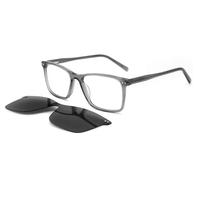 FEROCE-gafas de sol polarizadas magnéticas para hombre y mujer, lentes de sol con montura de acetato con Clip