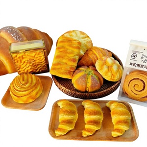 Jouet alimentaire de simulation en polyuréthane, pain anti-stress à rebond lent, jouet à presser <span class=keywords><strong>et</strong></span> à pincer, accessoire photo en forme de gâteau - Product Image 1