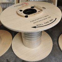 Dispositif de bobinage de fil de haute qualité et à bon prix Câble à fibre optique Matériau en contreplaqué en bois vide Tambour d'enrouleur de câble électrique