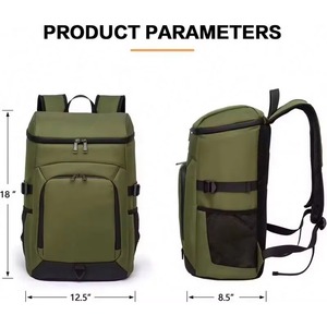 Free Sample Custom style Outdoor portable thermal lined cooler <b>backpack</b> <b>lunch</b> <b>backpack</b> custom logo 30L Insulated Picnic <b>Backpack</b> - Product Image 3