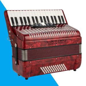 Acordeón Diatónico <span class=keywords><strong>de</strong></span> Madera <span class=keywords><strong>de</strong></span> 60 Bajos con Teclado, Venta Directa <span class=keywords><strong>de</strong></span> Fábrica, en Varios Colores - Product Image 2