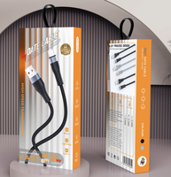 Câble de chargeur de téléphone en nylon tressé OEM d'usine, Micro USB 3A, câble de charge rapide, câble de données pour téléphone portable