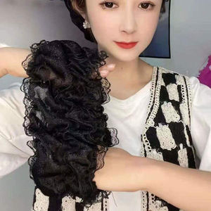 Vente en gros de chouchous ethniques en satin de soie personnalisés Accessoires pour cheveux pour femmes et filles - Product Image 3