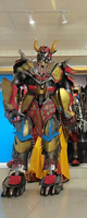Transformers portátiles Bumblebee LED Suit Plus 3D disfraz Cosplay disfraces Robot Armor