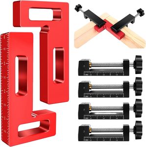 Carré <span class=keywords><strong>de</strong></span> positionnement à 90 degrés, petites pinces à angle droit <span class=keywords><strong>de</strong></span> poche Carré <span class=keywords><strong>de</strong></span> contrôle pour le travail du bois sur les outils <span class=keywords><strong>de</strong></span> coupe <span class=keywords><strong>de</strong></span> charpentier - Product Image 4