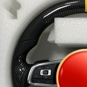 Volante de Fibra de Carbono para Volkswagen VW Polo Golf <span class=keywords><strong>R</strong></span> 6 7 8 MK6 MK7 GTi <span class=keywords><strong>Passat</strong></span> <span class=keywords><strong>B7</strong></span> B8 Jetta Gti Mk7 Gts Gtd Gte <span class=keywords><strong>R</strong></span>-<span class=keywords><strong>line</strong></span> Golf7 - Product Image 6