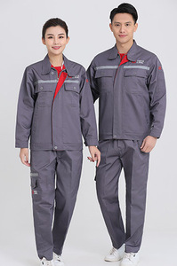 Logotipo personalizado Hiv Vis camisa chaqueta de carga uniforme tela ropa de trabajo uniforme con cinta reflectante - Product Image 4
