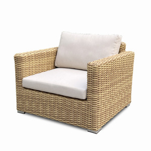 أريكة الحديقة الحديثة Defaico الأكثر مبيعاً في الفناء ، الروطان المنسوجة في الهواء الطلق للفنادق - Product Image 4