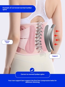 Cinturón de Protección para Lesiones Musculares, Protección Deportiva, Fibra de Poliéster, Todas las Temporadas, Protrusión de Disco Lumbar, Soporte Lumbar Autocalentable - Product Image 2