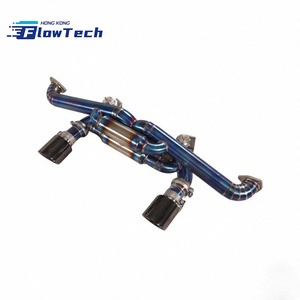 ท่อไอเสียไทเทเนียมแบบ High-Flow พร้อมวาล์ว  แบบ Axle-Back  ปลายท่อคู่เดี่ยว สำหรับ Porsche 718 GT4 RS 4.0L - Product Image 3