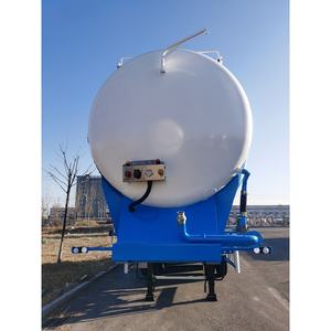 รถพ่วงบรรทุกปูนซีเมนต์แบบกำหนดเอง ขายตรงจากโรงงาน บรรทุกได้สูงสุด 3 เพลา - Product Image 5