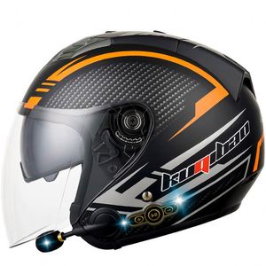 Nieuwe 2026 Cool Ride ABS Elektrische Motorfiets Smart All-Season Universele Halve Helm Dubbele Visier Schuimvoering Grensoverschrijdende Zonnebescherming - Product Image 1