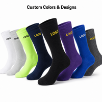 Chaussettes de sport personnalisées en gros pour jeunes et enfants, légères, respirantes, en maille, à compression, pour l'automne
