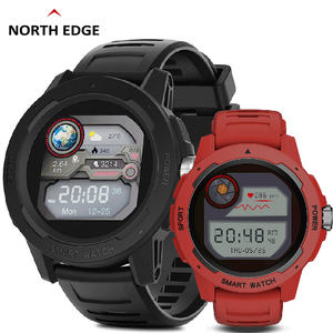 NORTH EDGE Relógio de esporte inteligente masculino Freqüência cardíaca Pressão Arterial Monitor de oxigênio no sangue Full Touch Screen Wome Watch para Android IOS - Product Image 6