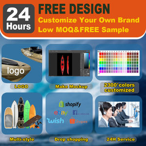 Vente en gros de catamaran de surf en plastique tandem de tourisme pliable pour pédales de pêche, canoë/<span class=keywords><strong>kayak</strong></span> - Product Image 2